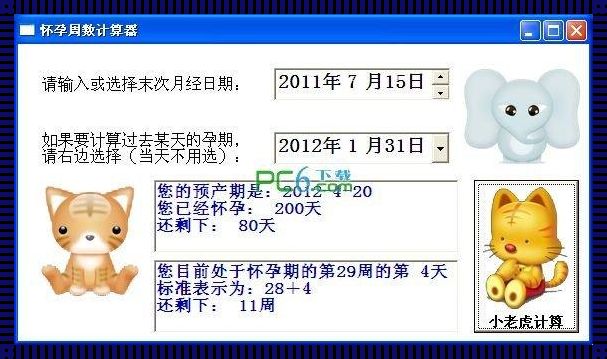 孕育新生命的神奇计算器——孕周计算器